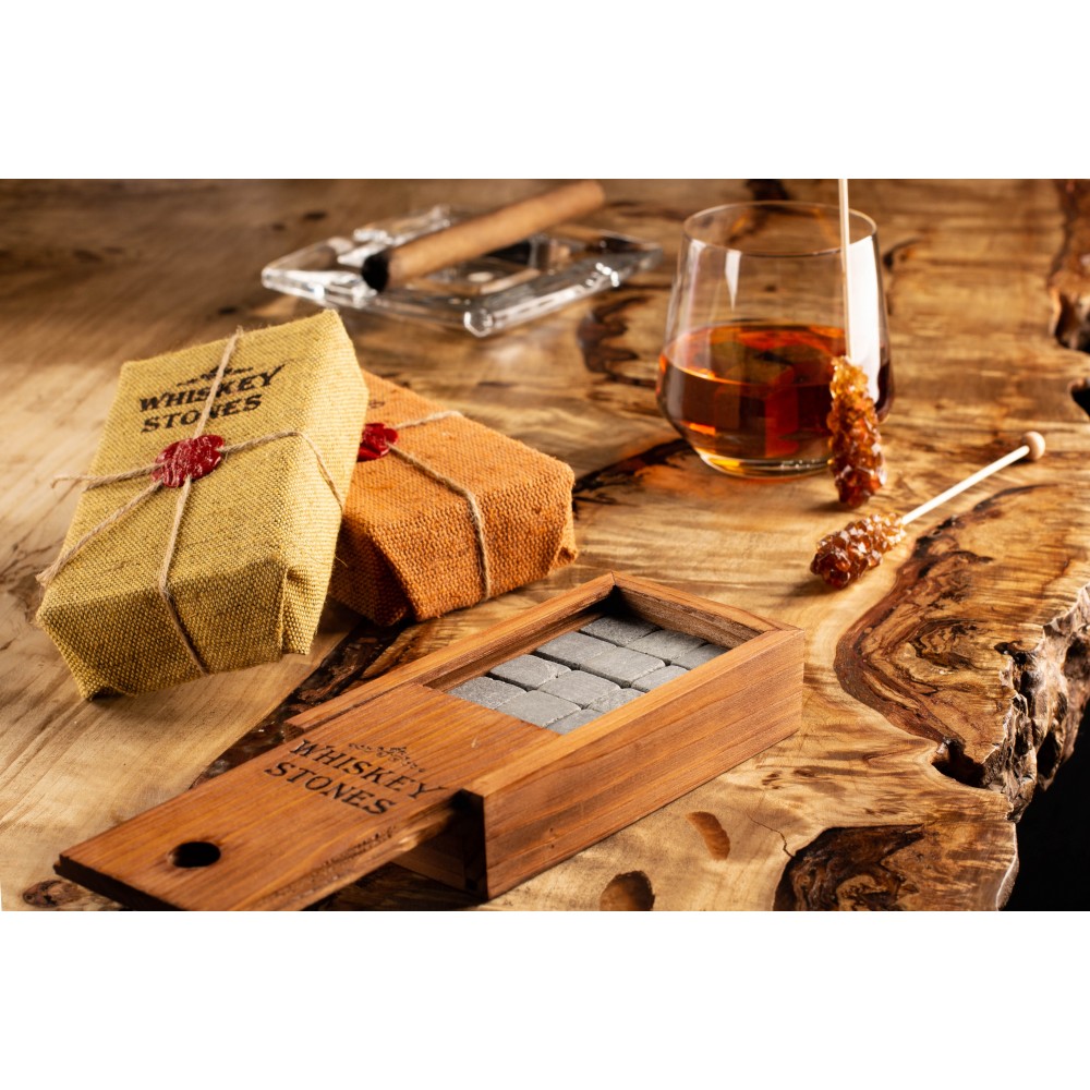 Whiskey Stones “Western” case (12 pieces)